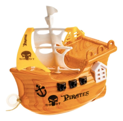 Barco Pirata A Cuerda Juguete Infantil Para Pileta O Bañera