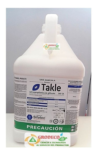 10 L Glifosato Takle Control De Pastos 