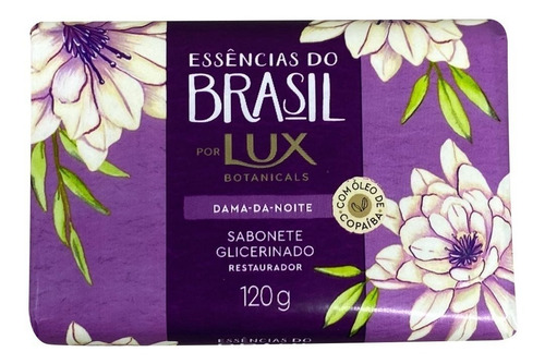 Sabonete Em Barra Lux Essências Do Brasil Dama Da Noite 120g