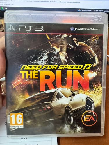  Need For Speed The Run Para Ps3 Físico Usado