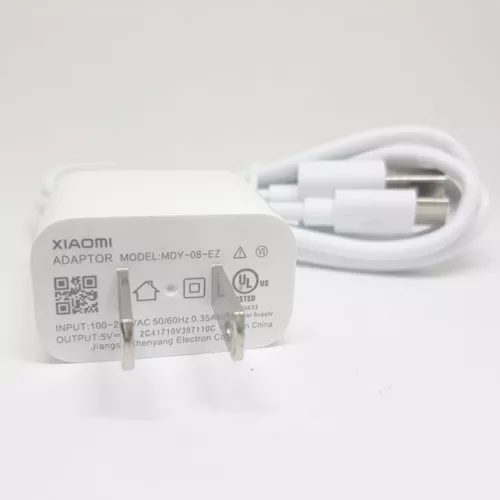 Xiaomi MDY-08-EO Cargador Original 5V/2A + Cable Micro USB 80cm Blanco