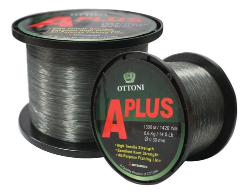 Linha Pesca Ottoni Aplus 0,30mm 14,5lb 6,6k 1300m