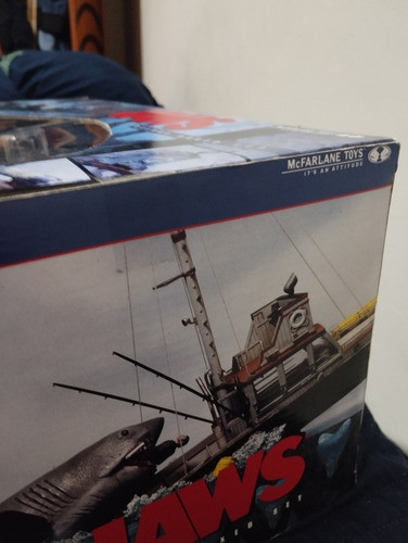Jaws Mcfarlane Playset Raro Tubarão