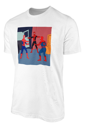 Polera Hombre Meme Spiderman Personalizada