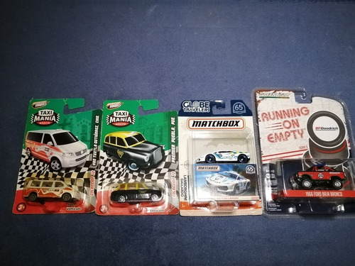 Lote Carros Matchbox, Taxi Manía México Y Greenlight