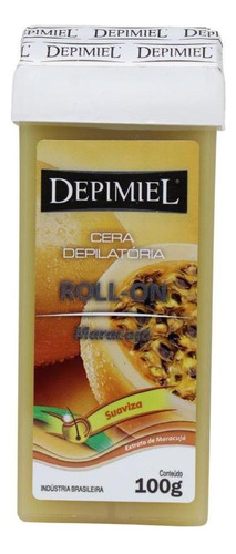 Cera Depilatória Depimiel Maracuja Roll-on Refil 100g