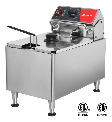 Freidora Eléctrica Crosson De 15 Libras Con Certificación Et