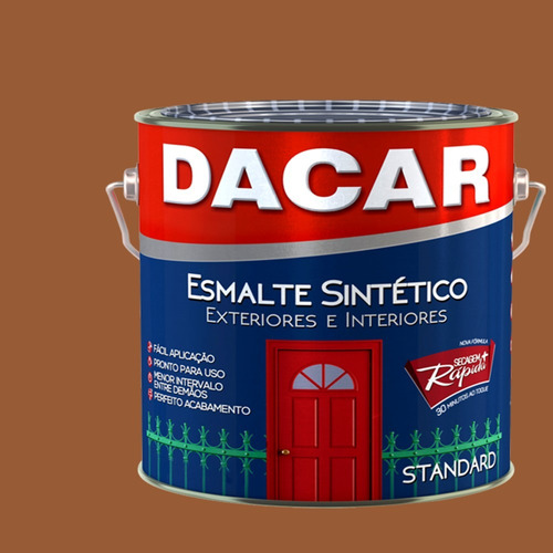 Tinta Esmalte Standard Dacar 3,6l Marrom Conhaque