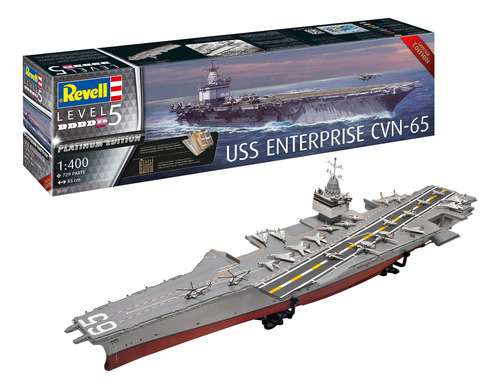 Uss Enterprise Platinum Edition Maqueta Pintar