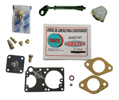 Kit Reparación Carburador Solex/caresa Citroen 3cv 