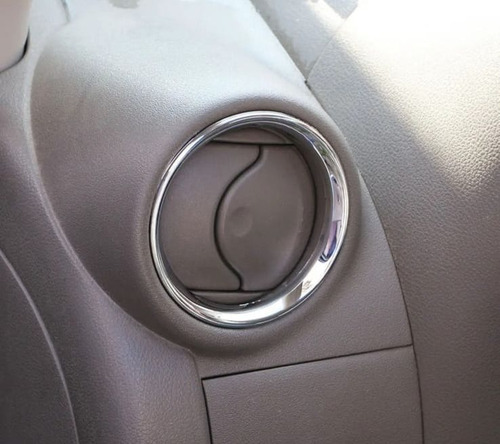 Embellecedor De Interior,4 Aros Cromados, Nissan March Versa