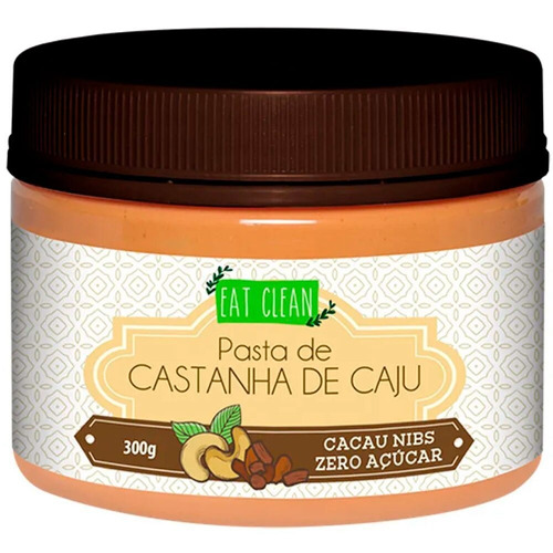 Pasta de Castanha de Caju Cacau Nibs Eat Clean 300g