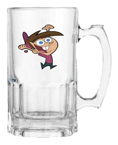 Vaso Cervecero Dibujos Animados P2 Transparente E224