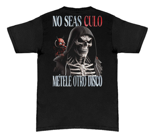 Playera Calacas Chidas Para Gym - Métele Otro Disco