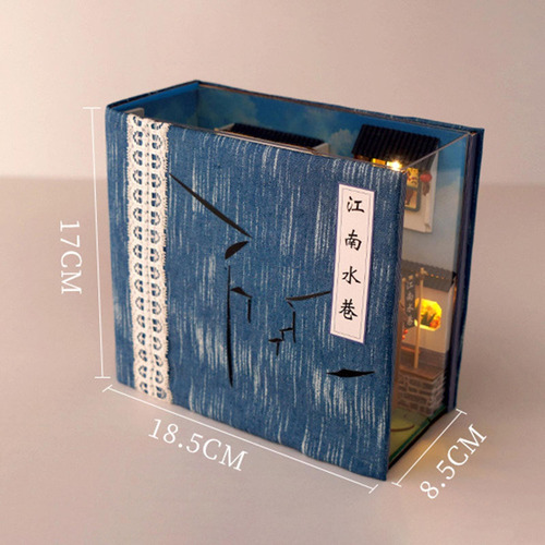 Nuevo Kit De Casa De Muñecas En Miniatura Jiangnan Con