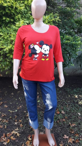 Camiseta Baby Mickey Talles Grandes Xl, Xxl