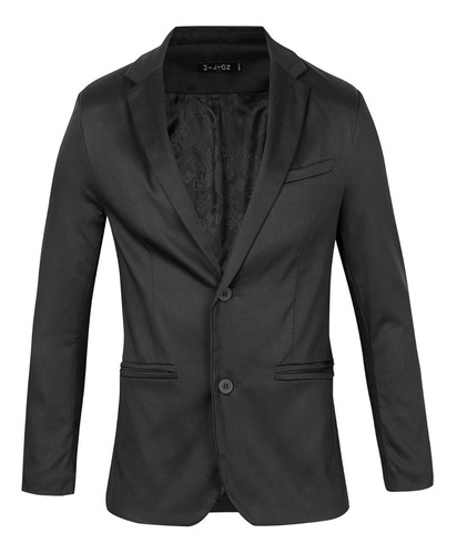 Imagen 2 de 7 de Trajes Hombre Entallados Saco Slim Fit Con Chupín Import Usa