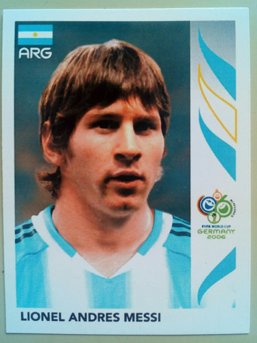 Figurita Lionel Messi Mundial Alemania 2006