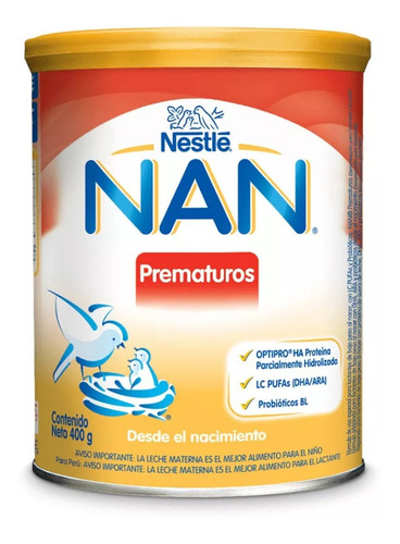 Nan Prematuros X 400 Gramos 