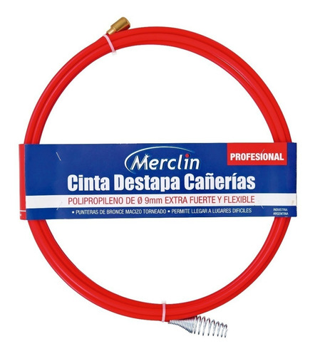 Cinta Destapa Cañerias Merclin X 15 Metros (cod. 6203)