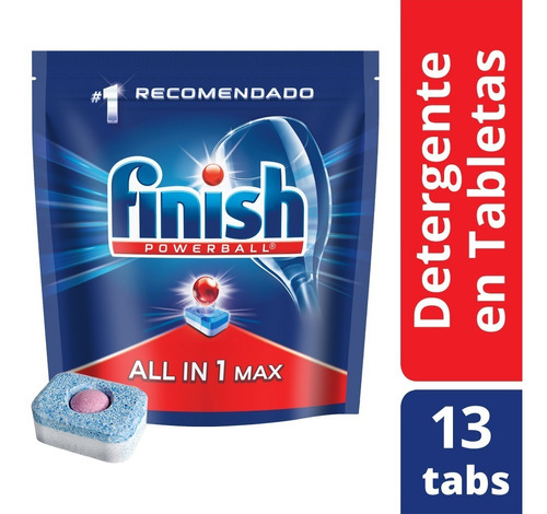 Finish Detergente Tabletas Lavavajilla X 13unid