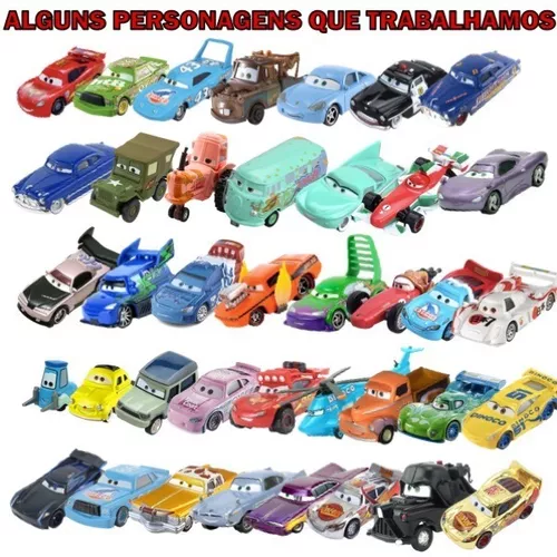 Carrinho Relâmpago Mcqueen Carros Disney Pixar 13 cm