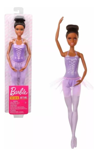 Barbie Ballet Morena Vestido Morado