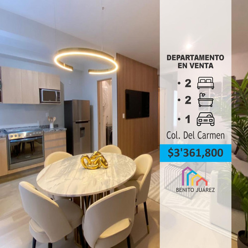 Departamento En Venta Col. Del Carmen