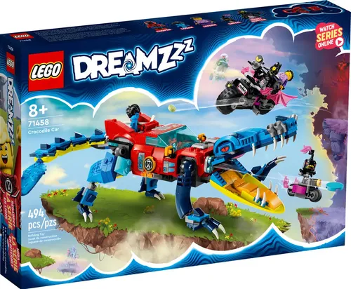 Lego Dreamzzz 71458 Carro Crocodilo 3 Formas - Quantidade De Peças