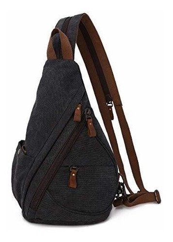 Bolso Bandolera De Lona - Mochila Pequeña Cruzada Hombro Moc