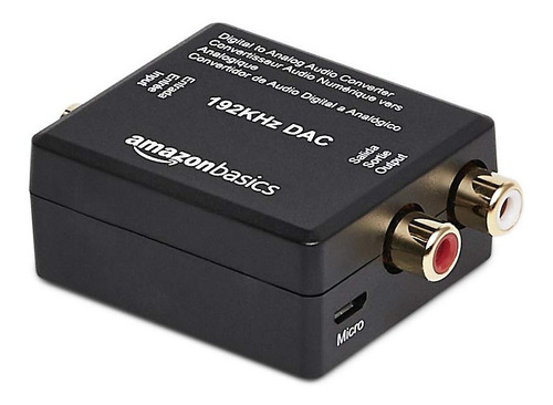 Conversor De Audio Digital A Analógico Amazon 192khz 24 Bits