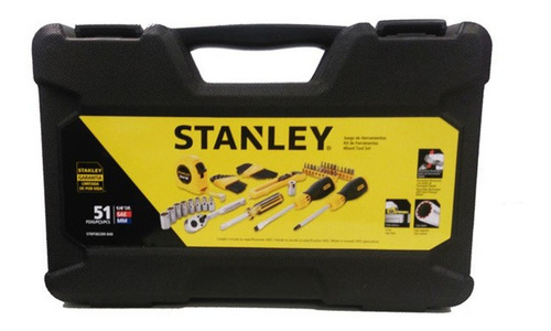 Jogo De Ferramentas Compacto C/ 51 Pçs Stanley Stmt80289-840