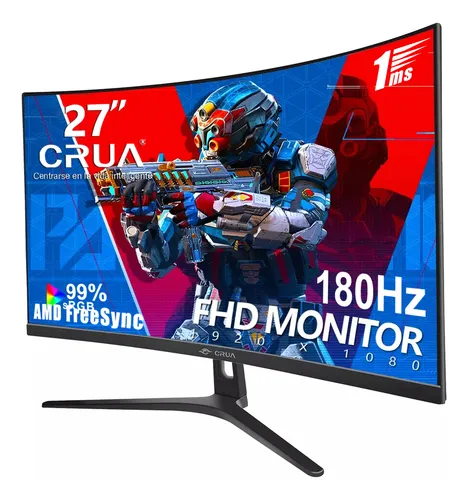 comprar Monitor Gamer Curvo Crua Cr270c-p 27 1k180hz Negro 100v\u002F240v
