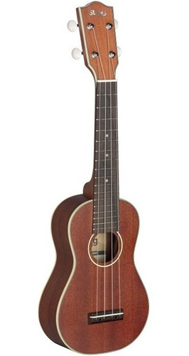 Ukelele Soprano Stagg Us80 Caoba Macizo Con Funda