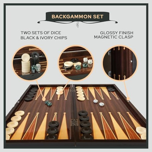 Juego De Mesa De Backgammon Turco Juegos De Mesa