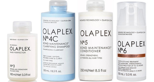 Olaplex 3 + 4c + 5 + 6 Tratamiento Reparador Clarificante