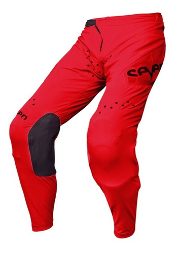 Pantalón Motocross Para Niño - Seven Zero Ethika- Rojo