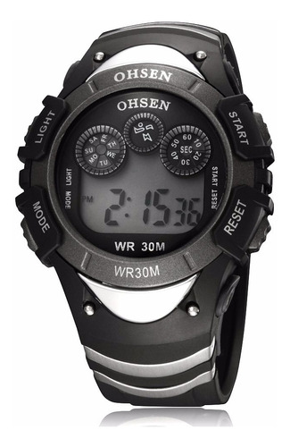 Reloj Digital Ohsen 0815 Black - Original