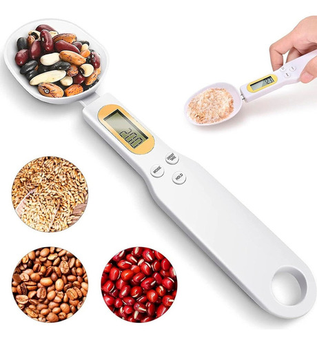 A Cuchara Bascula Medidora Gramera Digital Lcd De Cocina