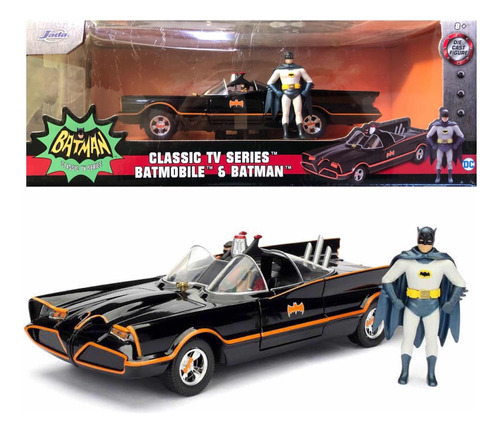 Jada Dc Batman & Robin Batimobil Clásico 1/24 Die-cast