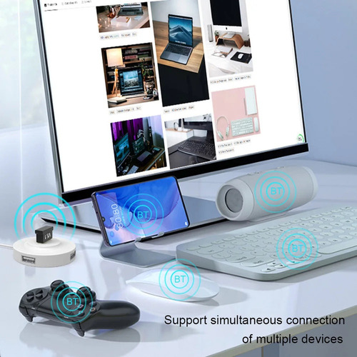 Adaptador Usb Con Bluetooth, Transmisor Inalámbrico, 5pcs
