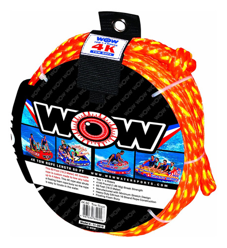 Wow World Of Watersports, 11-3010, Cuerda De Remolque De