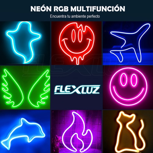 Flexluz Tiras De Neon Led Flexible Rgb WIFI 20M IP68 Compatible con Asistente de Voz Alexa, Google Home y Siri Conexión Estable Control Remoto Sin Límites Bar Habitación Gaming Fiesta Decoración