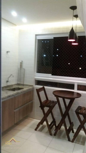 Imagem 7 de 11 de Apartamento Com 2 Dormitórios À Venda, 75 M² Por R$ 365.000,00 - Aviação - Praia Grande/sp - Ap2270