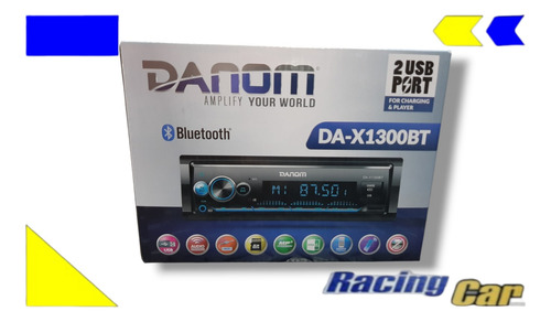 Radio Fm Sterio Reproductor Danommodeloda-1300bt. Cod. E-143