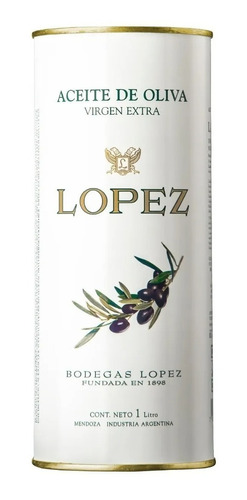 Aceite De Oliva Lopez Extra Virgen X 1 Litro