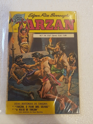Tarzan  Nº 15 - Lança De Prata   - 12ª Série - Ebal   