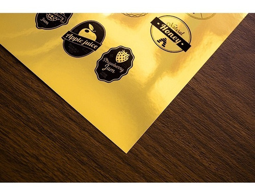 Vinilo Adhesivo Dorado A4/20hojas ....envio Gratis X 3 Un!
