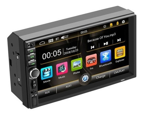 Reproductor Mp5 Player Usb / Tf / Tuner / Aux / Bt 7 Pulgada