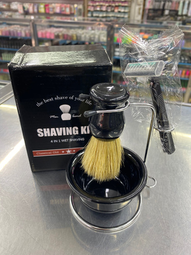 Set De Barbería Aplicador De Espuma